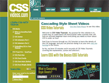 Tablet Screenshot of cssvideos.com